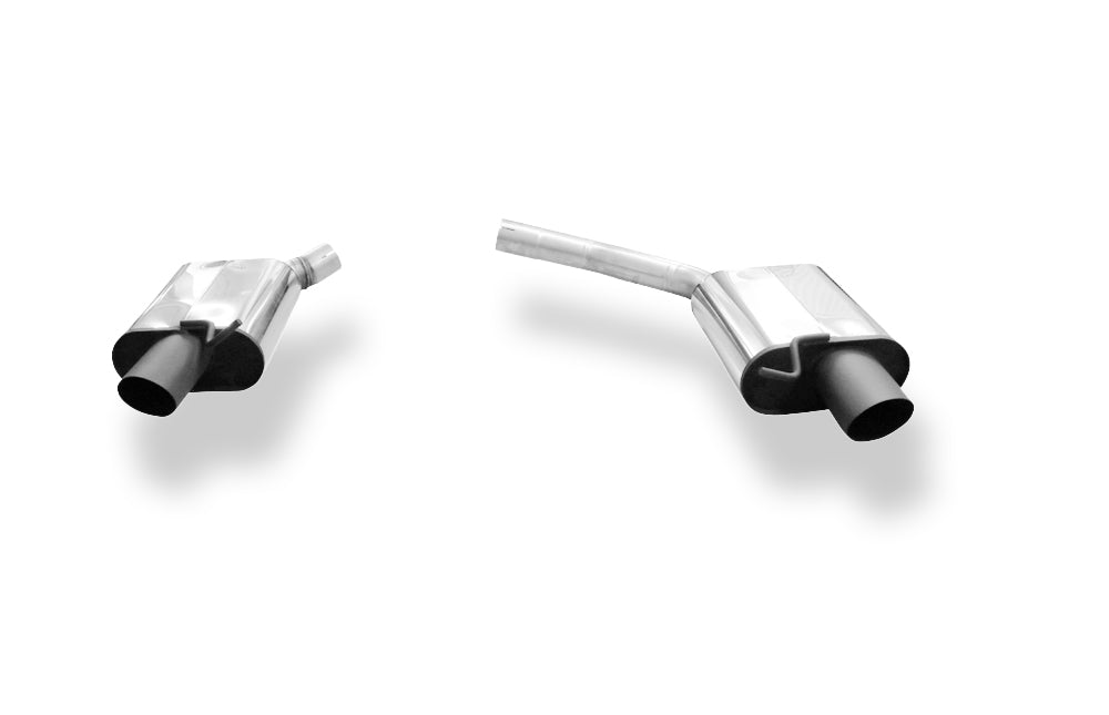 Fox passend fürAudi A5 B8 Sportback Facelift - RS5-Optik Endschalldämpfer rechts/links - Endrohre 115x85 rechts/links schwarz lackiert