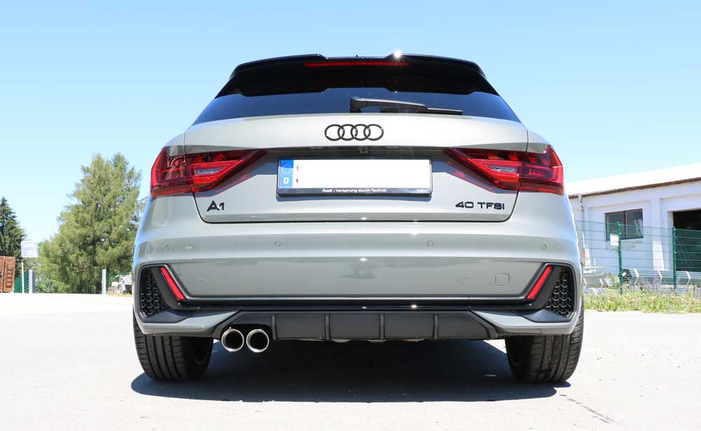 Fox passend für Audi A1 GB 30TFSI Endschalldämpfer - 2x76 Typ 25