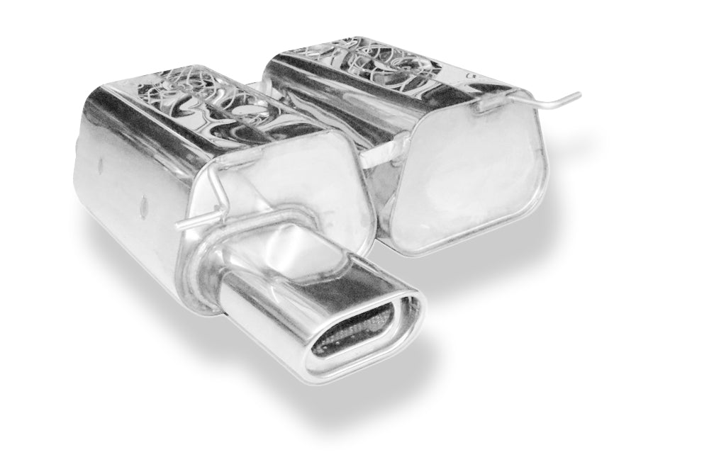 Fox passend fürBMW E90/91 318i/ 320i Endschalldämpfer - 135x80 Typ 53