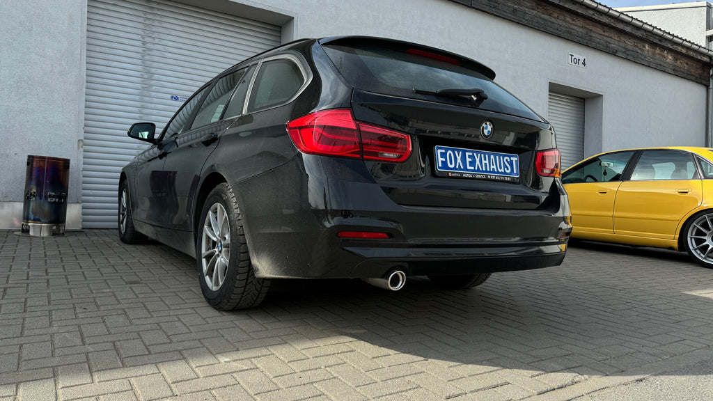 Fox passend fürBMW F30 F31 - 118i Endschalldämpfer - 1x80 Typ 17