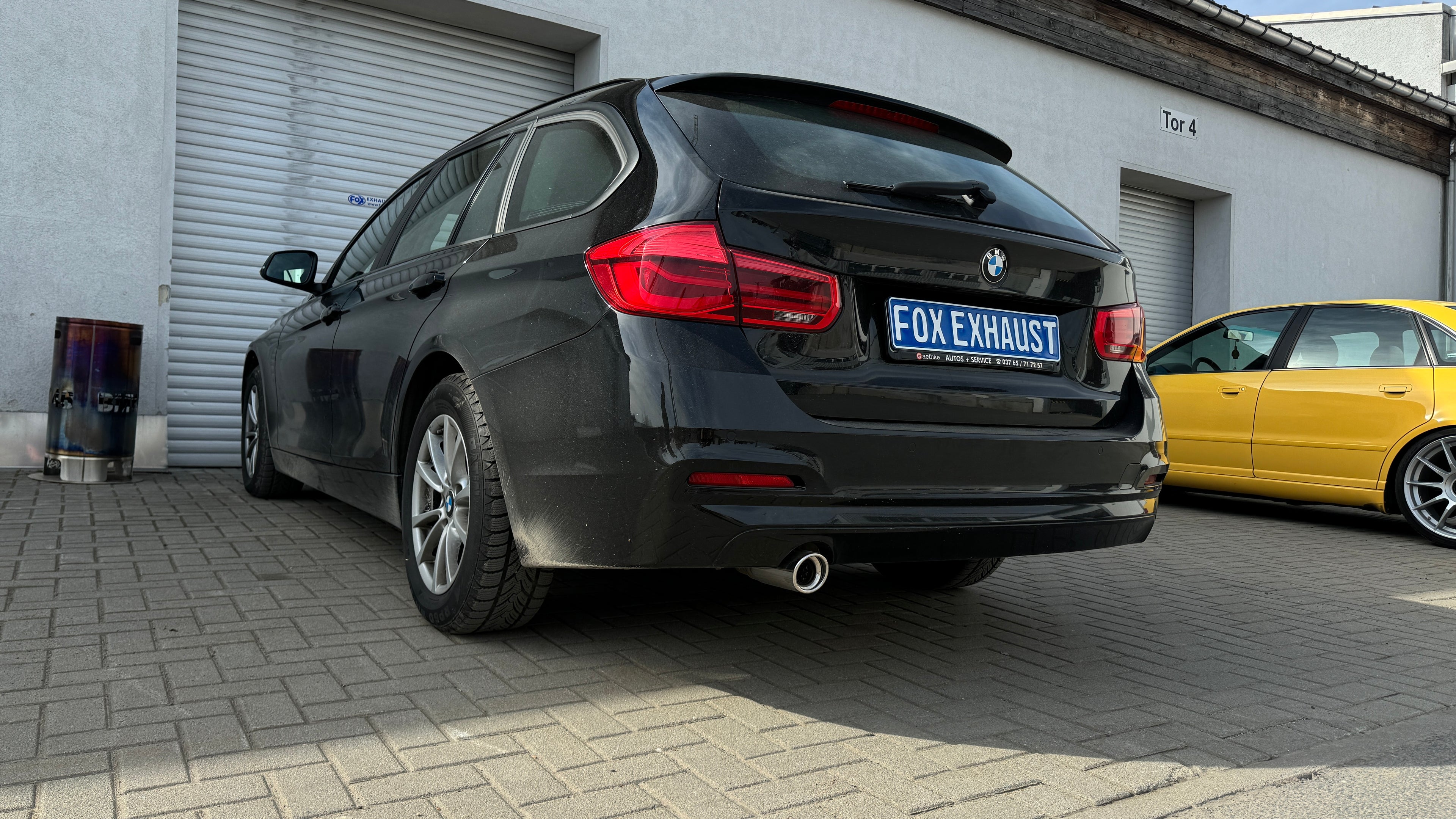 Fox passend fürBMW F30 F31 - 118i Endschalldämpfer - 1x80 Typ 17