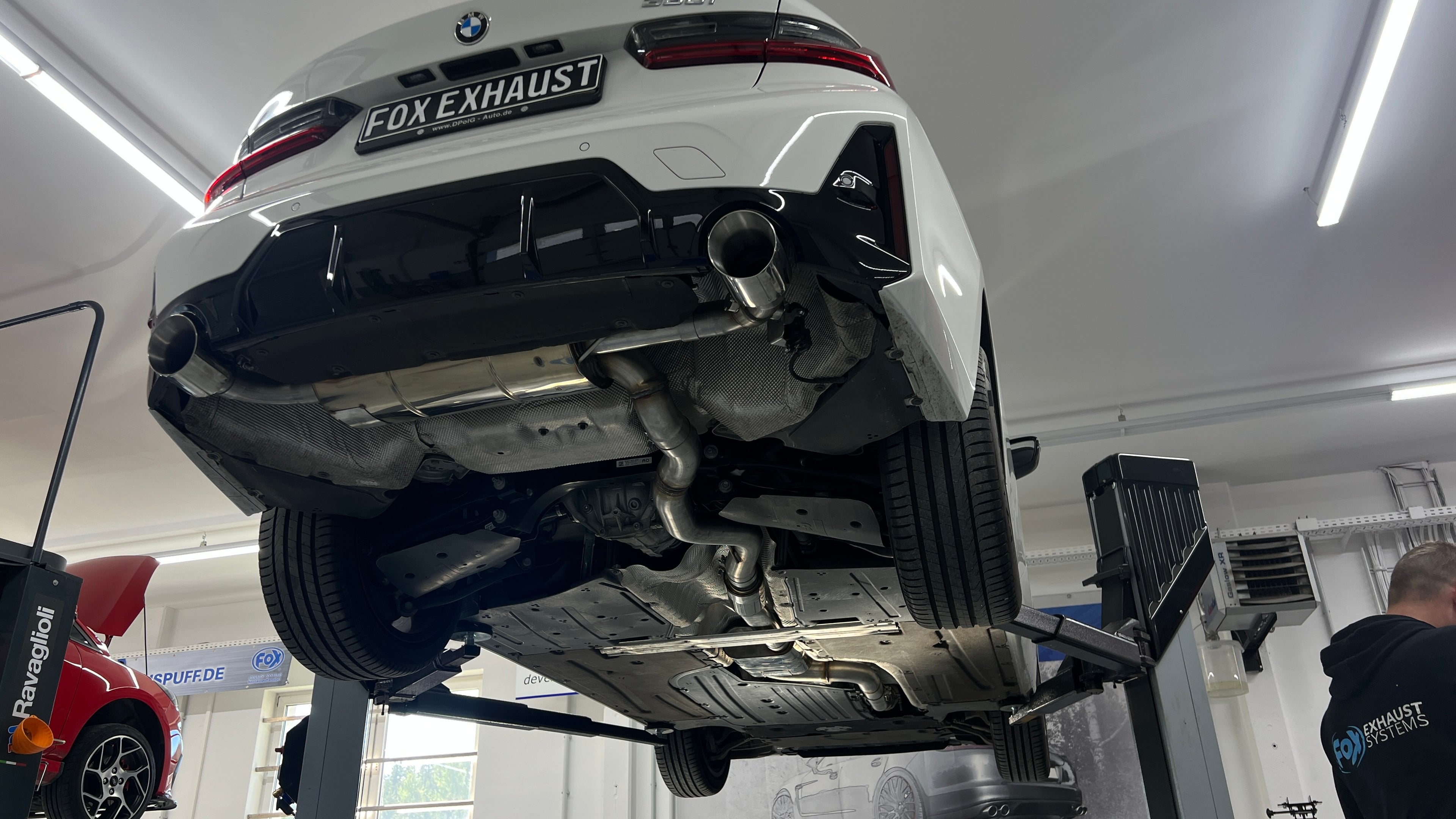 Fox passend fürBMW G20 - 330i Halbanlage ab OPF mit Abgasklappe - 1x114 Typ 25 rechts/links