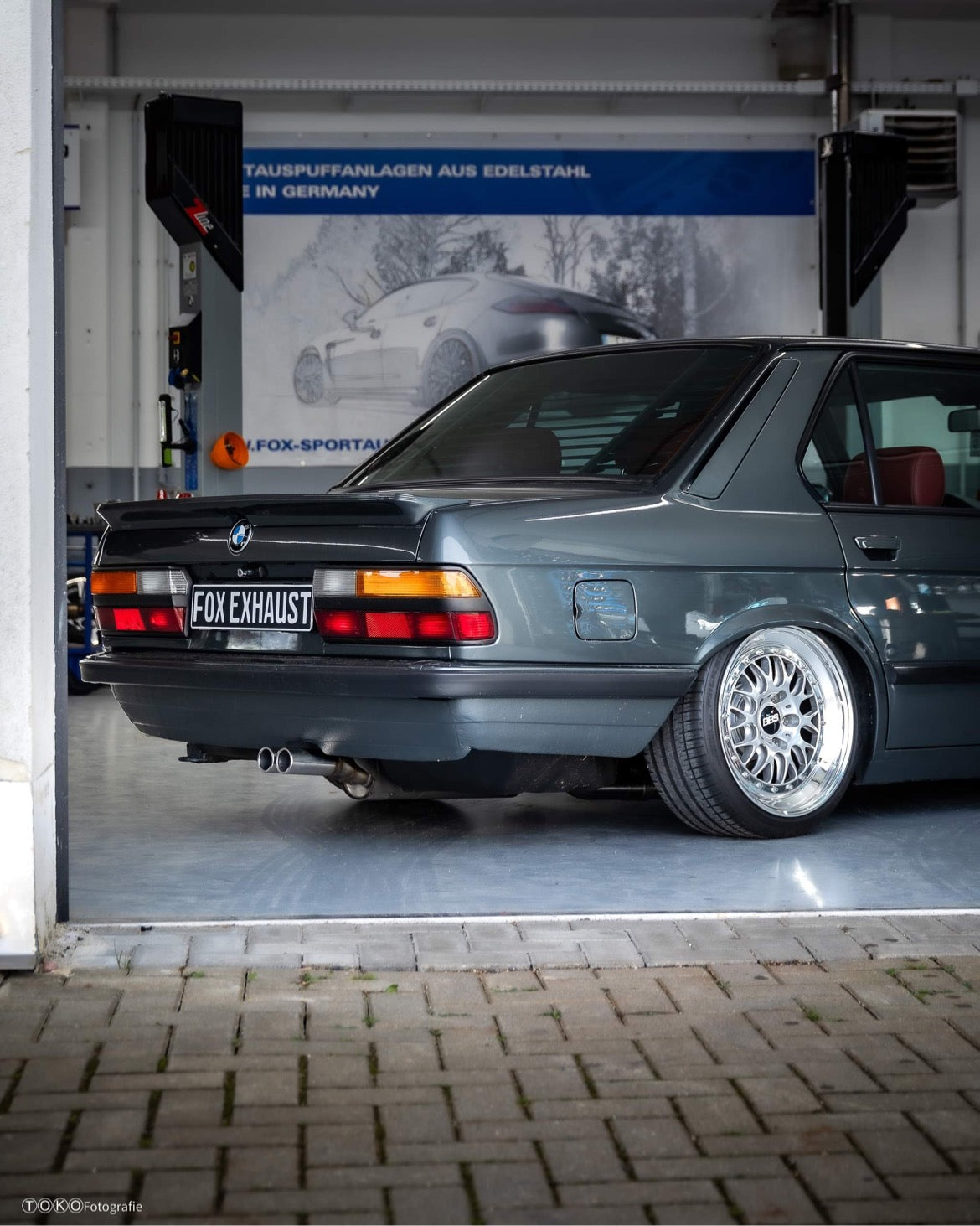 Fox passend fürBMW E28 520i ohne Kat Endschalldämpfer - 2x63 Typ 12