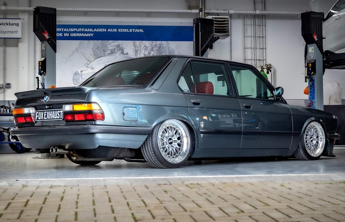 Fox passend fürBMW E28 520i ohne Kat Endschalldämpfer - 2x63 Typ 12