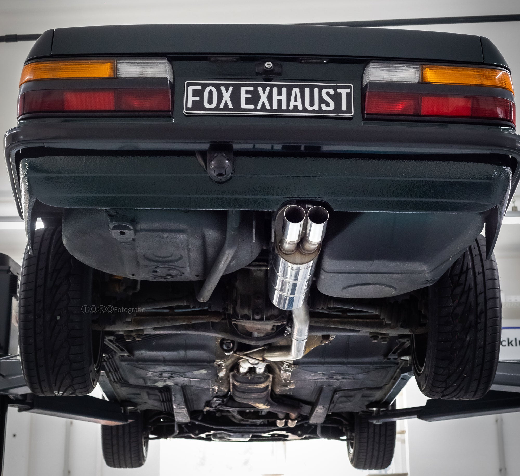 Fox passend fürBMW E28 535i mit Katalysator Endschalldämpfer ab Kat - 2x63 Typ 10