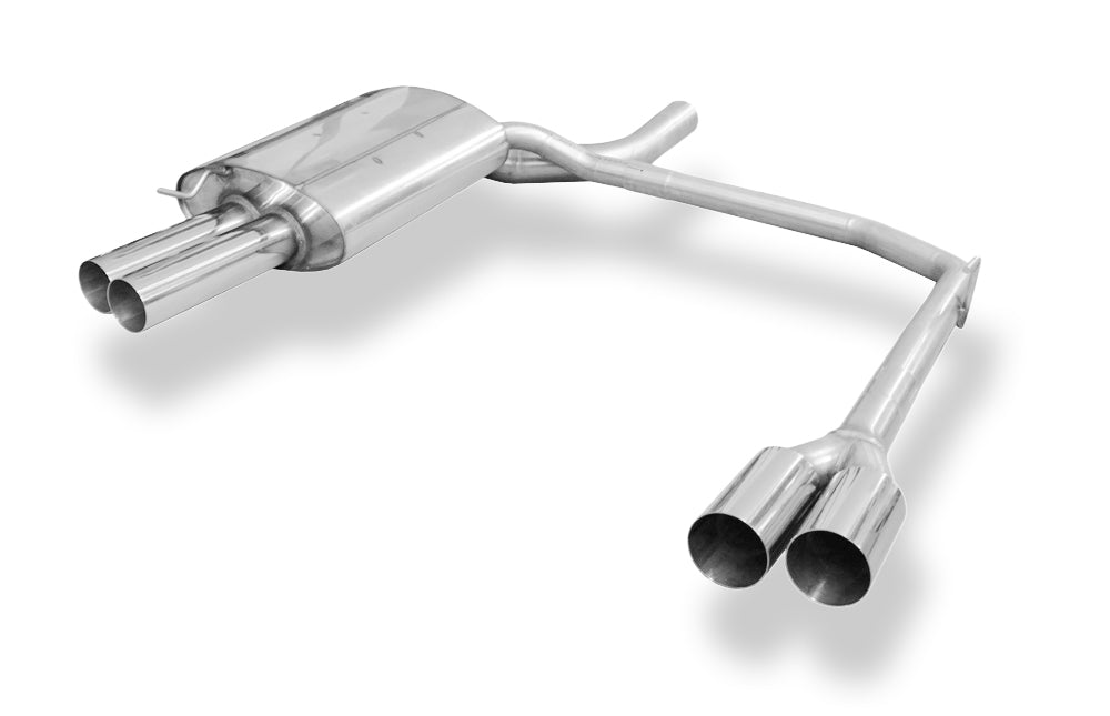 Fox passend für BMW E60/61 520d 525d 530d Endschalldämpfer Ausgang rechts/links - 2x80 Typ 10 rechts/links