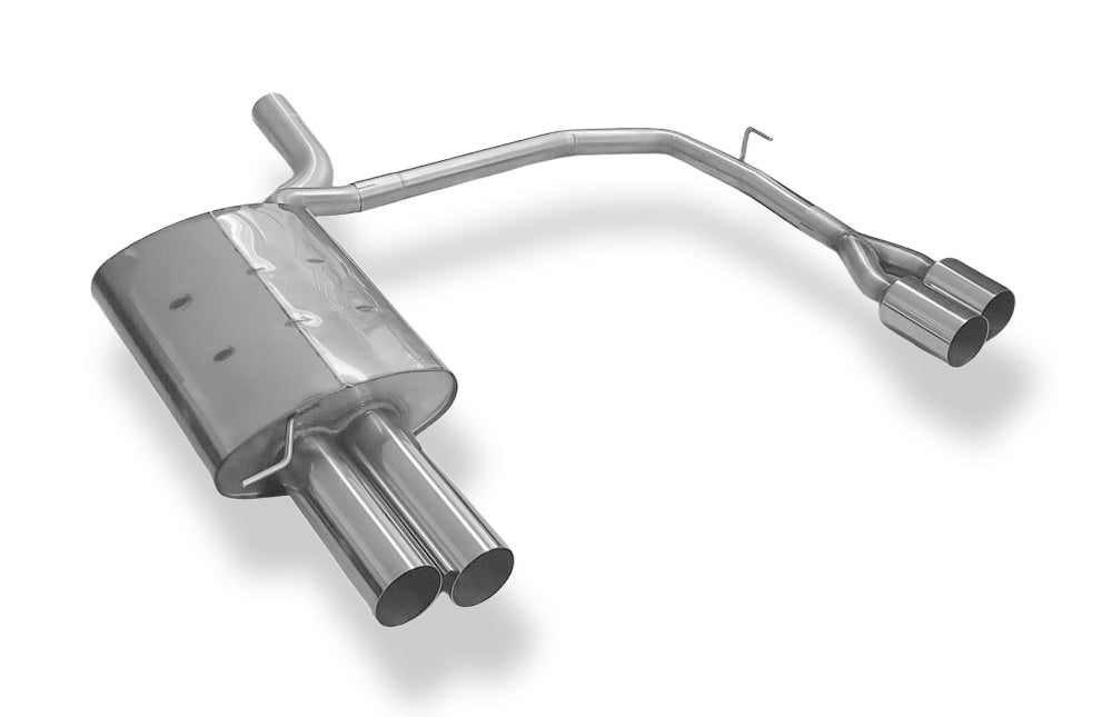 Fox passend fürBMW E60/61 - 520i/ 523i/ 525i/ 530i Endschalldämpfer Ausgang rechts/links - 2x90 Typ 10 rechts/links M5-Optik