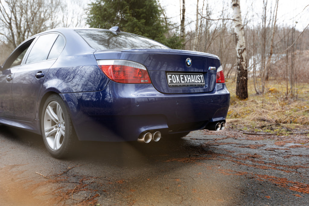Fox passend für BMW E60 M5 Endschalldämpfer rechts/links - 2x90 Typ 25 rechts/links
