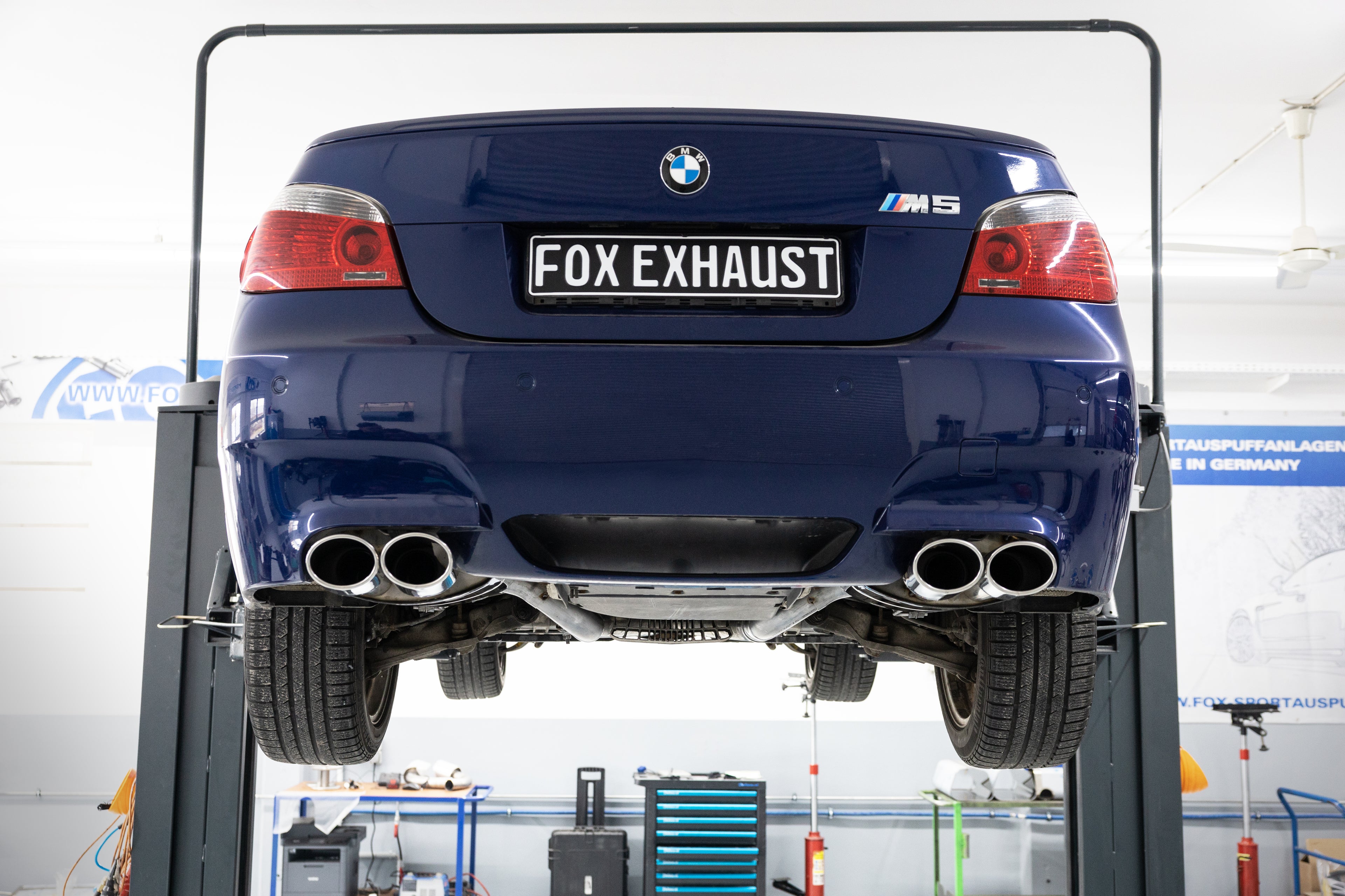 Fox passend fürBMW E60 M5 Endschalldämpfer rechts/links - 2x115x85 Typ 32 rechts/links