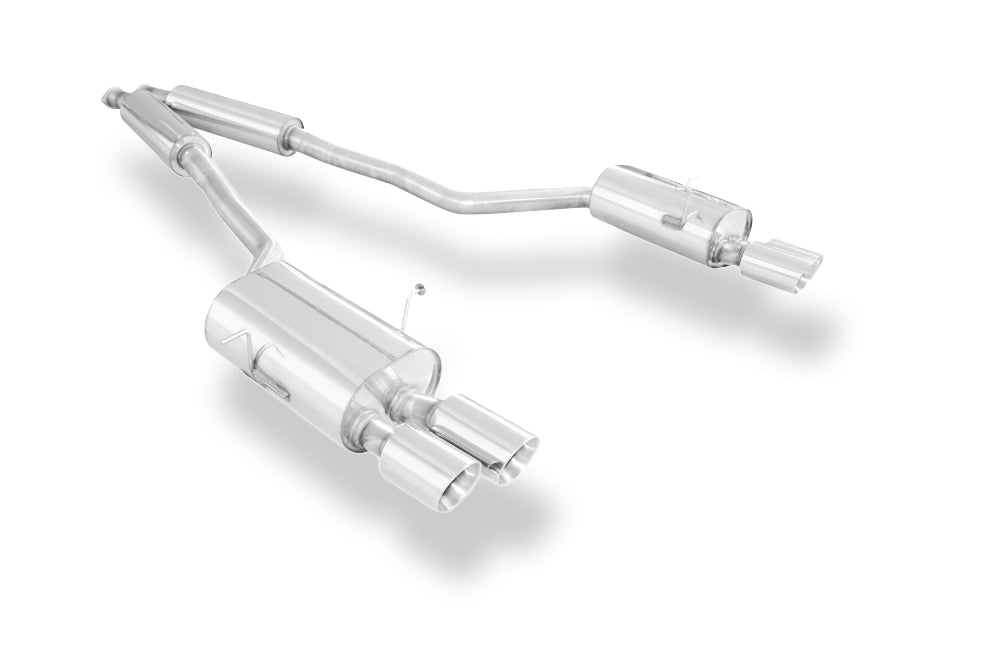 Fox passend für BMW E31 850i Endschalldämpfer rechts/links und Vorschalldämpfer - 2x90 Typ 25 rechts/links