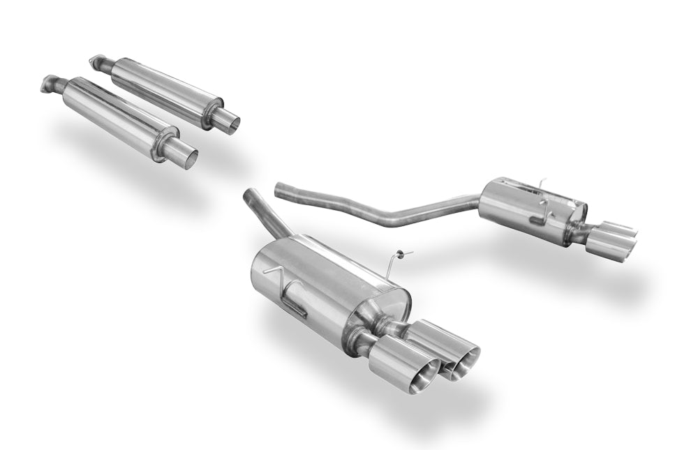 Fox passend fürBMW E31 850i Endschalldämpfer rechts/links und Vorschalldämpfer - 2x90 Typ 25 rechts/links