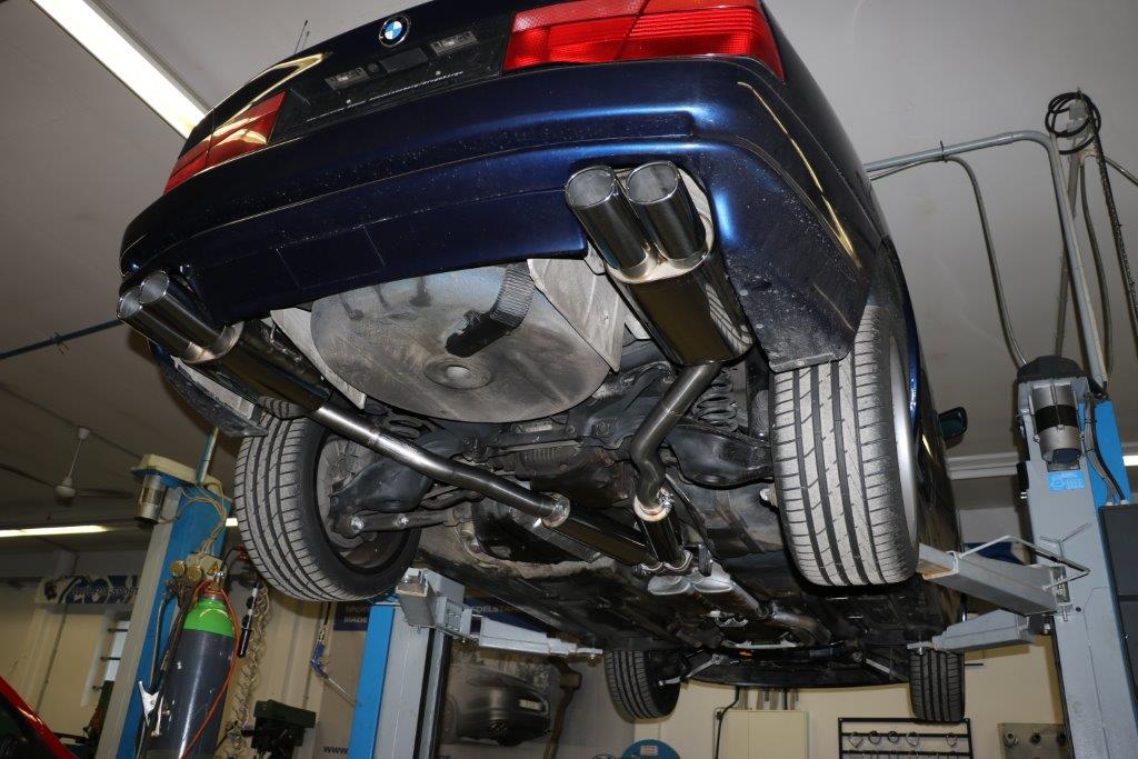 Fox passend fürBMW E31 850i Endschalldämpfer rechts/links - 2x93x79 Typ 70 rechts/links