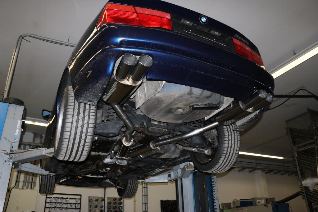 Fox passend fürBMW E31 850i Endschalldämpfer rechts/links - 2x93x79 Typ 70 rechts/links