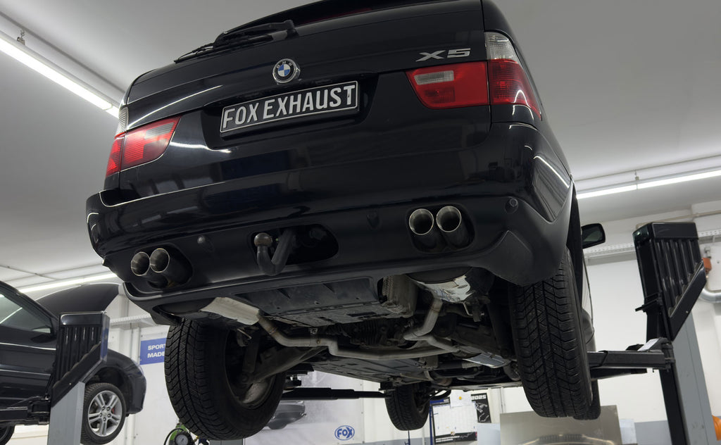 Fox passend fürBMW X5 E53 Endschalldämpfer rechts/links - 2x80 Typ 25 rechts/links