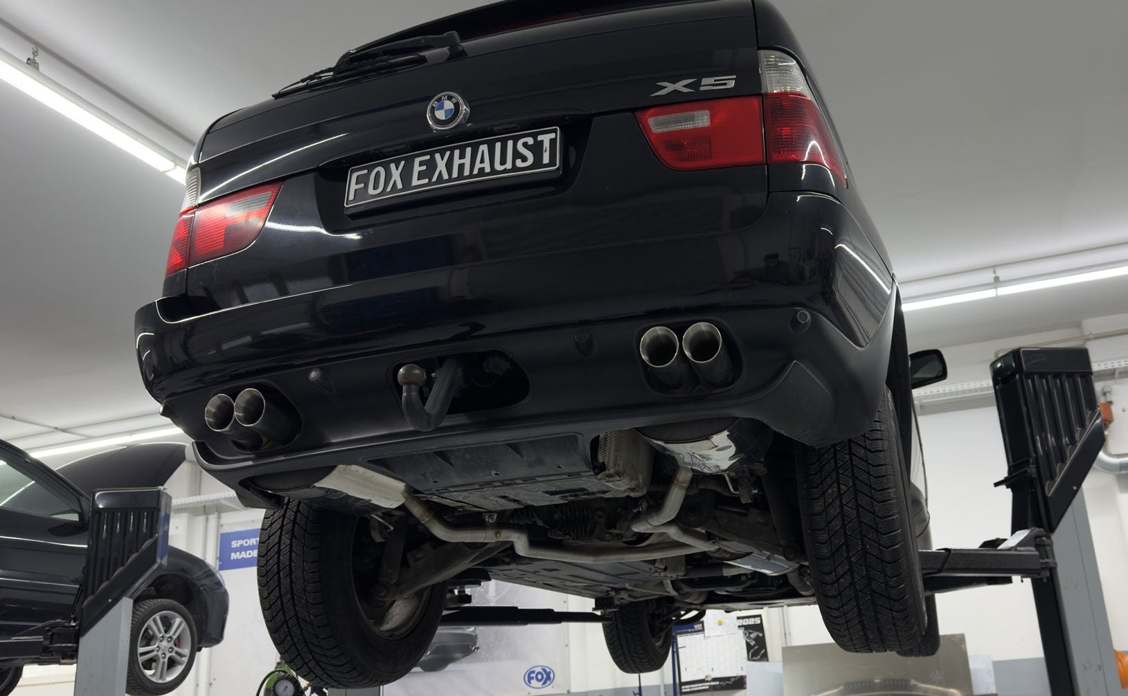 Fox passend fürBMW X5 E53 Endschalldämpfer rechts/links - 2x80 Typ 25 rechts/links