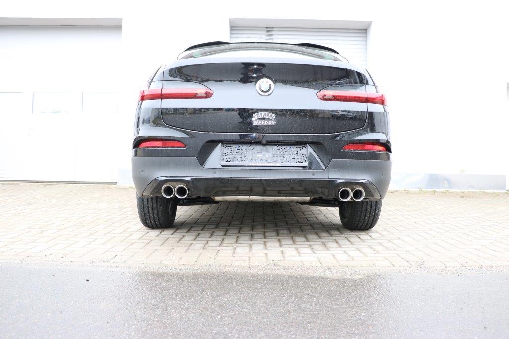 Fox passend für BMW X3 G01/ X4 G02 - 20i Endschalldämpfer quer Ausgang rechts/links - 2x80 Typ 25 rechts/links