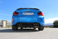 Fox passend für BMW F87 M2 Competition + CS Endschalldämpfer quer Ausgang rechts/links mit 2 Abgasklappen - 2x90 Typ 25 rechts/links