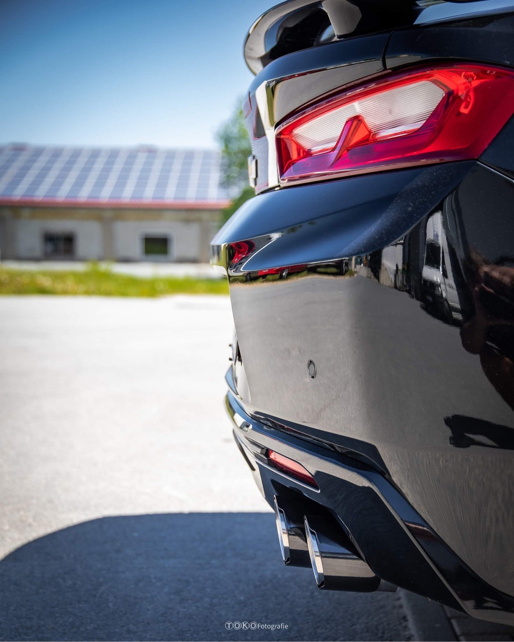 Fox passend fürChevrolet Camaro - A1XC Endschalldämpfer quer Ausgang rechts/links mit 2 Abgasklappen - 2x100 Typ 25 rechts/links mit schwarzen Covern