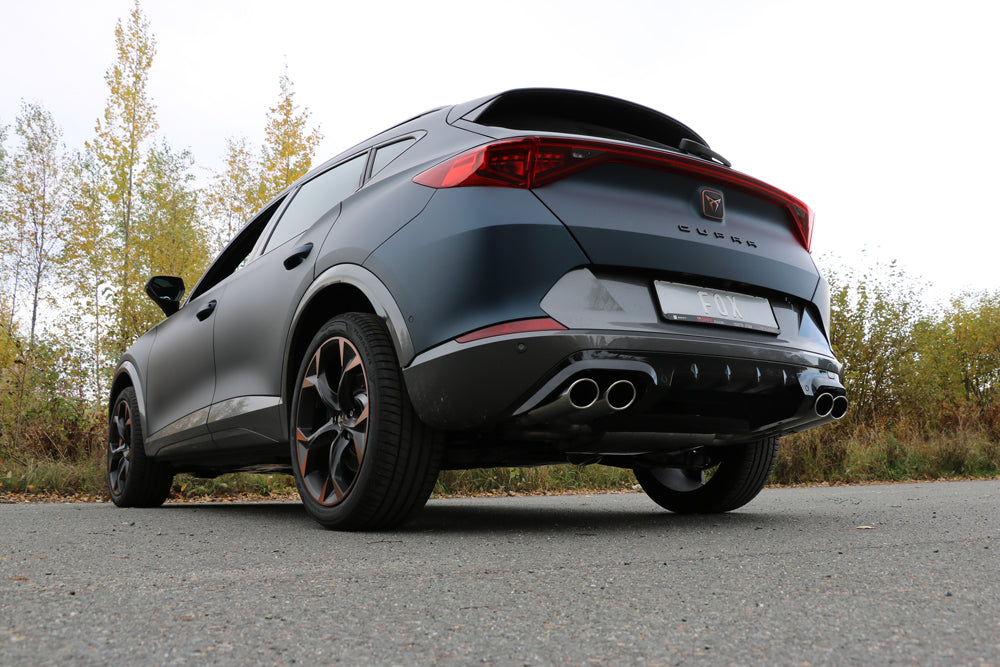 Fox passend fürCUPRA Formentor 4x4 Halbanlage ab Kat - 2x106x71 Typ 44 rechts/links - mit 2 elektronischen Klappen