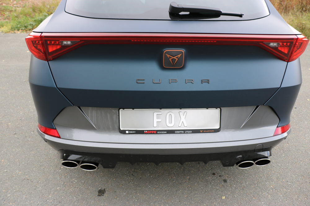 Fox passend fürCUPRA Formentor 4x4 Halbanlage ab Kat - 2x106x71 Typ 44 rechts/links - mit 2 elektronischen Klappen