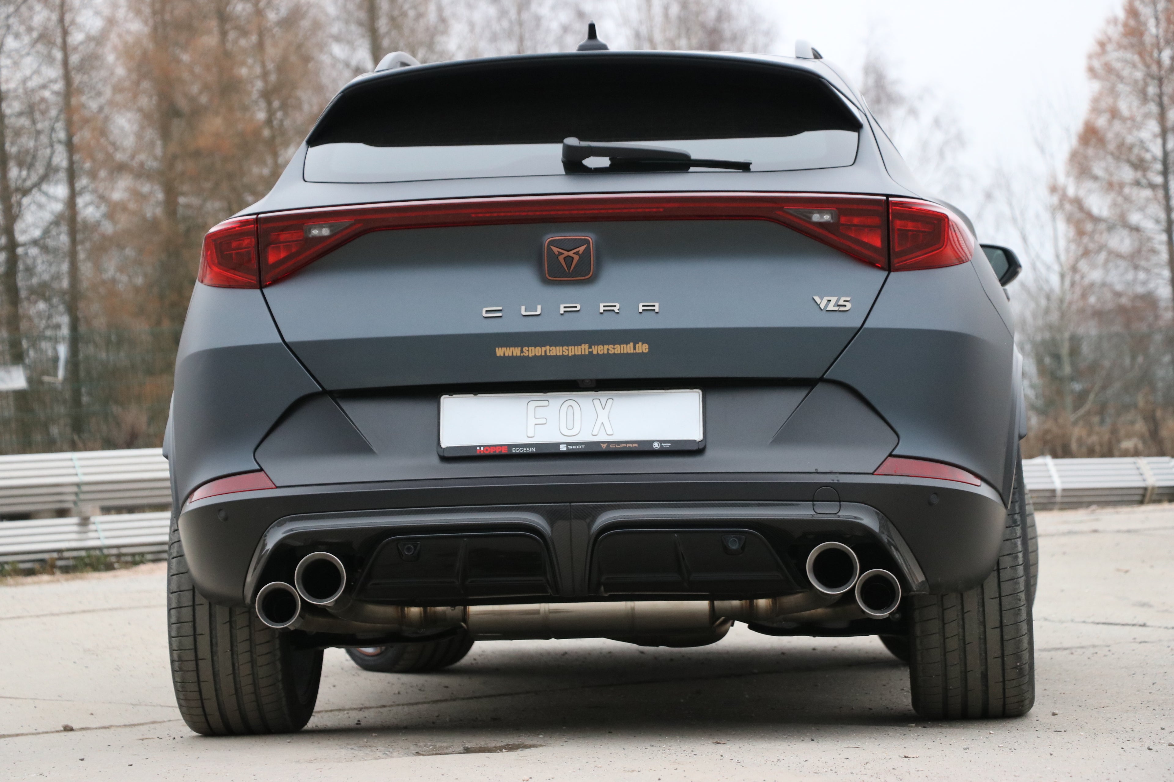 Fox passend fürCUPRA Formentor 4x4 - VZ5 Endschalldämpfer mit 2 Abgasklappen - 2x100 und 2x90 Typ 25