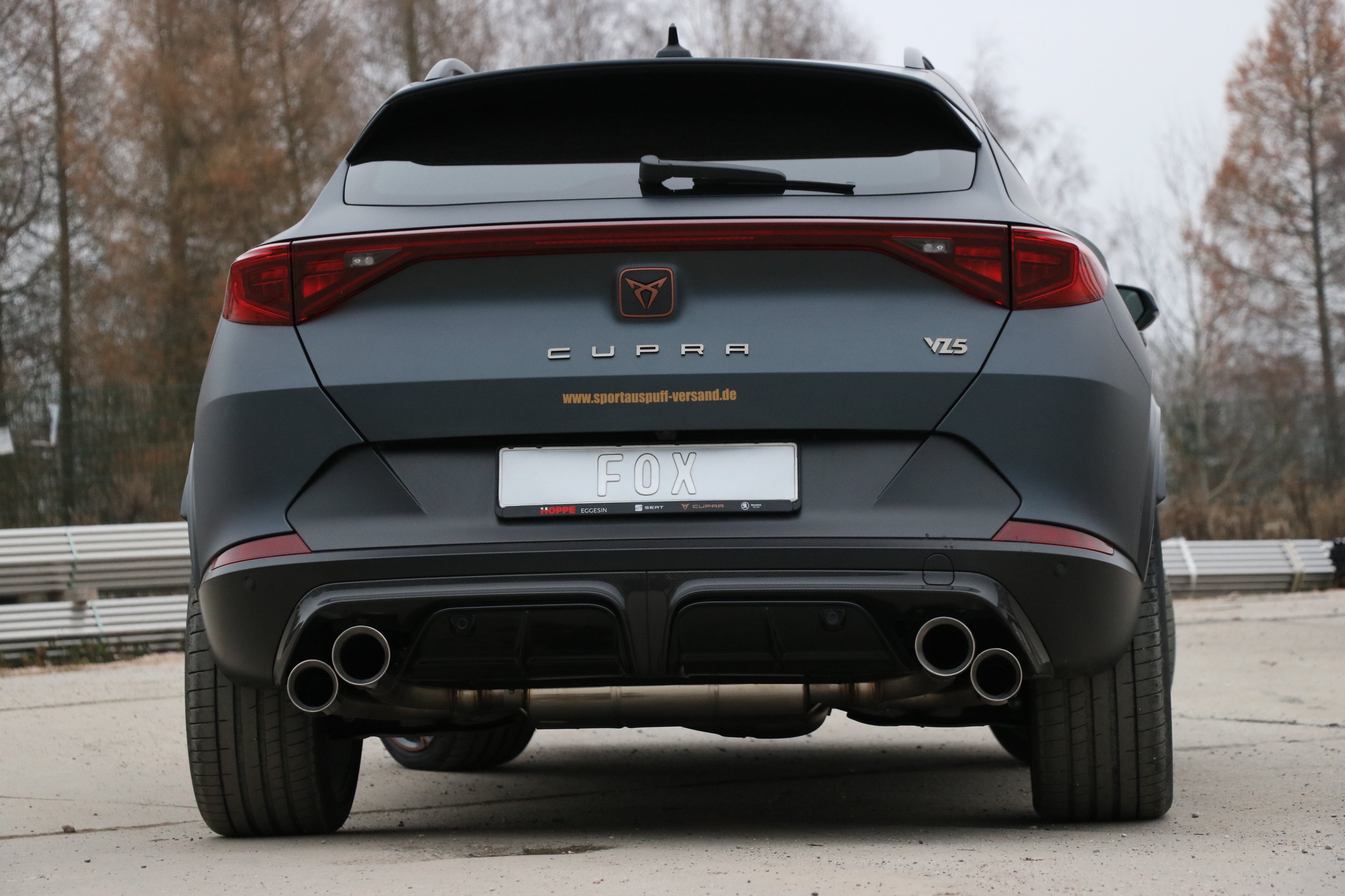 Fox passend fürCUPRA Formentor 4x4 - VZ5 Endschalldämpfer mit 2 Abgasklappen - 2x100 und 2x90 Typ 25