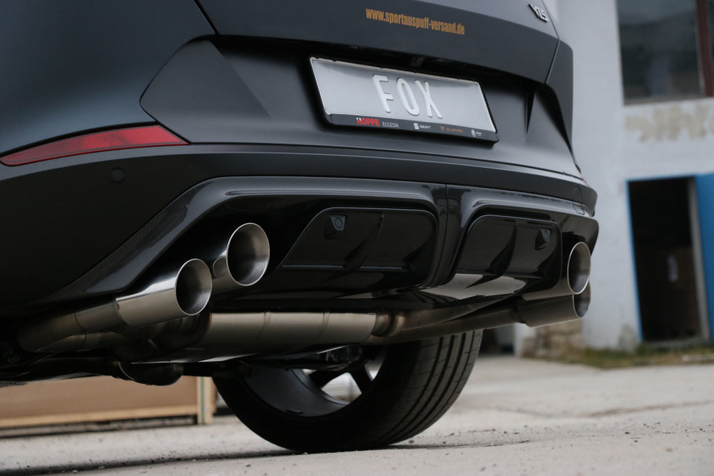 Fox passend fürCUPRA Formentor 4x4 - VZ5 Endschalldämpfer mit 2 Abgasklappen - 2x100 und 2x90 Typ 25
