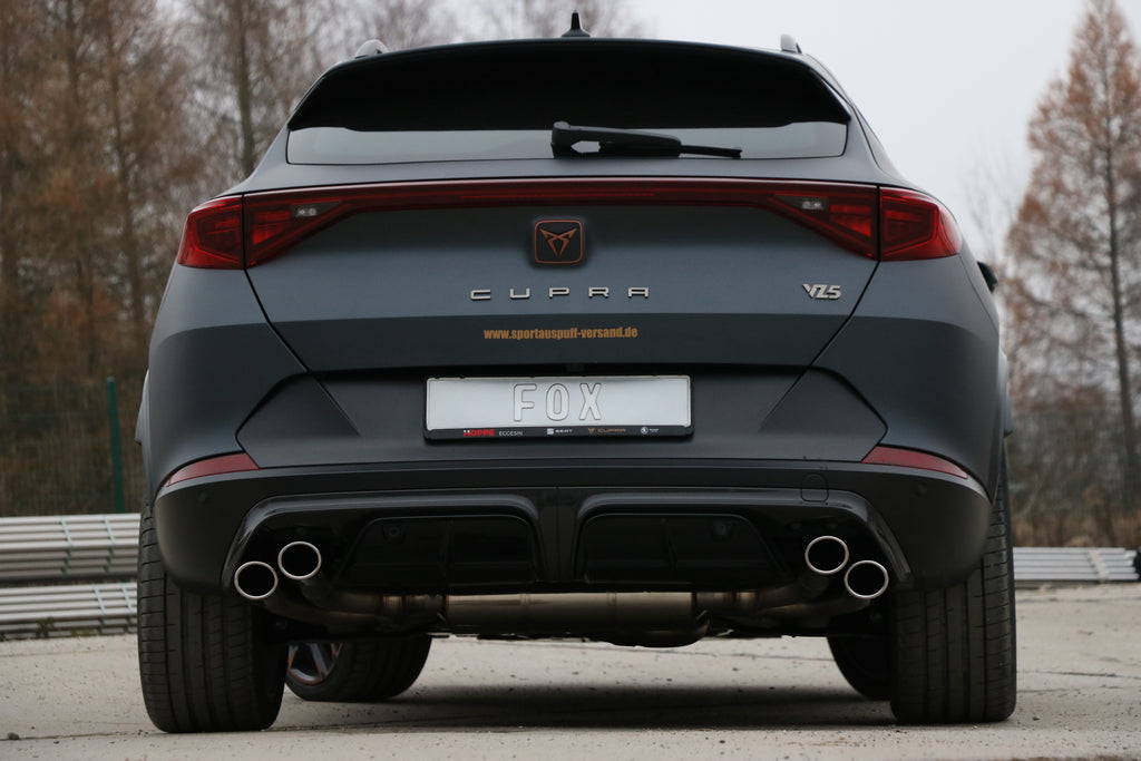 Fox passend fürCUPRA Formentor 4x4 - VZ5 Endschalldämpfer mit 2 Abgasklappen - 2x88x74 Typ 32 rechts/links