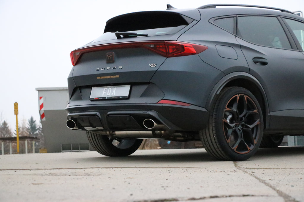 Fox passend fürCUPRA Formentor 4x4 - VZ5 Endschalldämpfer mit 2 Abgasklappen - 1x140x90 Typ 32 rechts/links