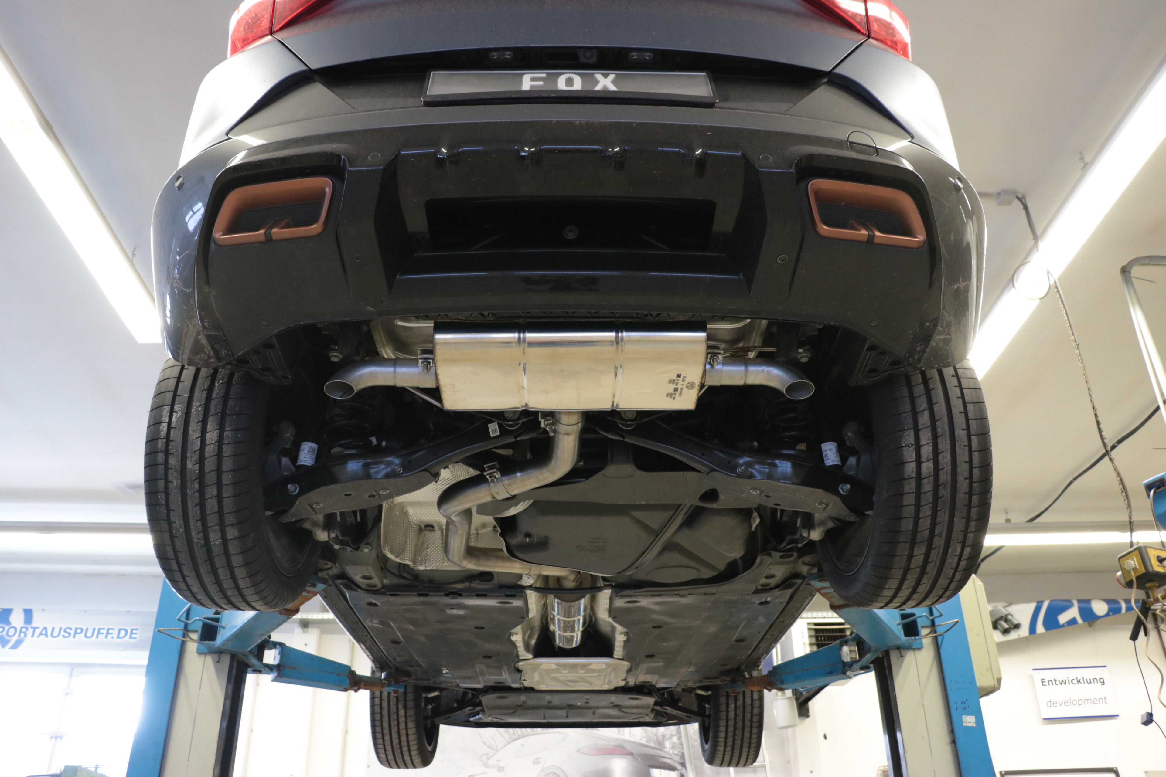 Fox passend fürCupra Formentor 4x2 Endschalldämpfer Ausgang rechts/links