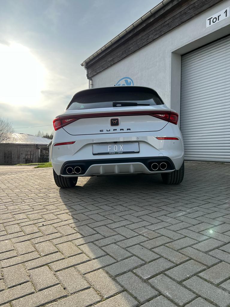 Fox passend fürCupra Leon 4x2 - KL Endschalldämpfer Ausgang rechts/links - 2x80 Typ 16 rechts/links