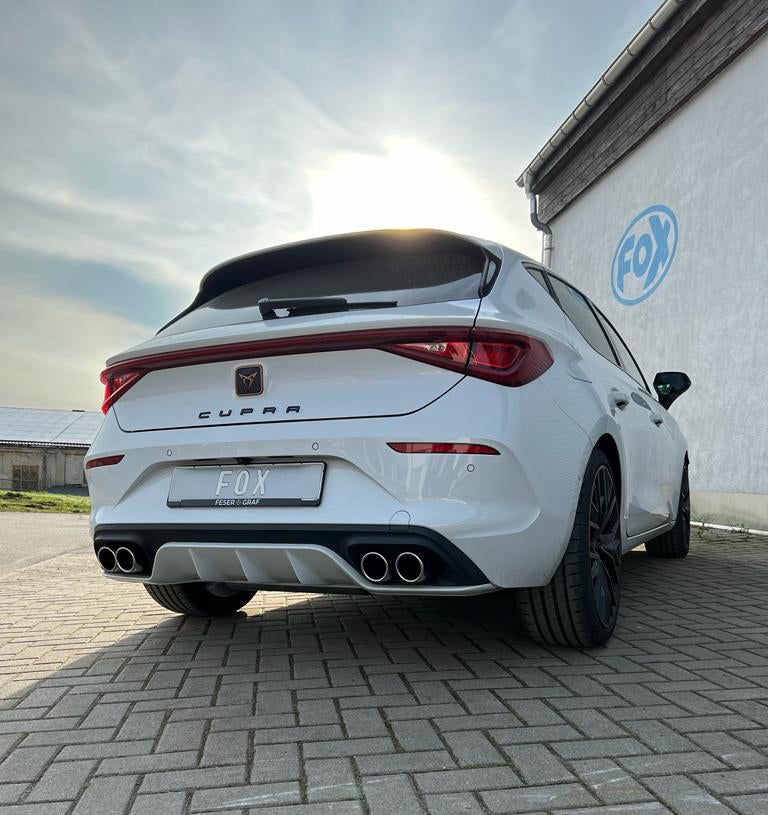 Fox passend fürCupra Leon 4x2 - KL Endschalldämpfer Ausgang rechts/links - 2x80 Typ 16 rechts/links