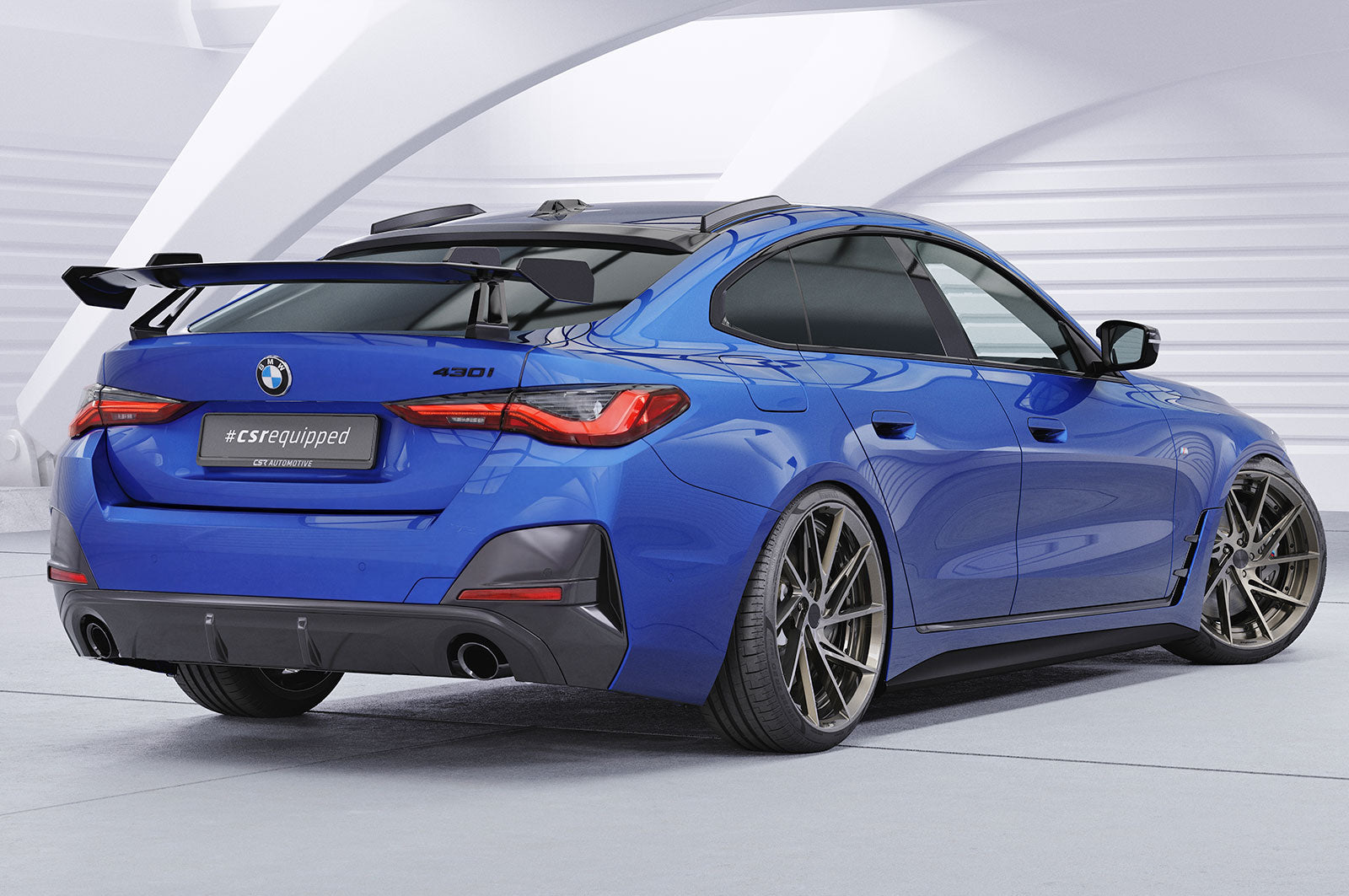 CSR Dachfinnen mit ABE für BMW 4er / i4 G26 Gran Coupe DF036