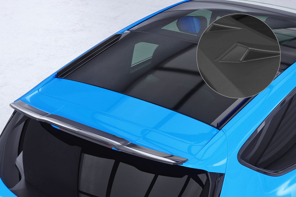 CSR Dachfinnen mit ABE für Ford Fiesta MK8 DF019-L Unlackiert roh (Lackierung erforderlich)