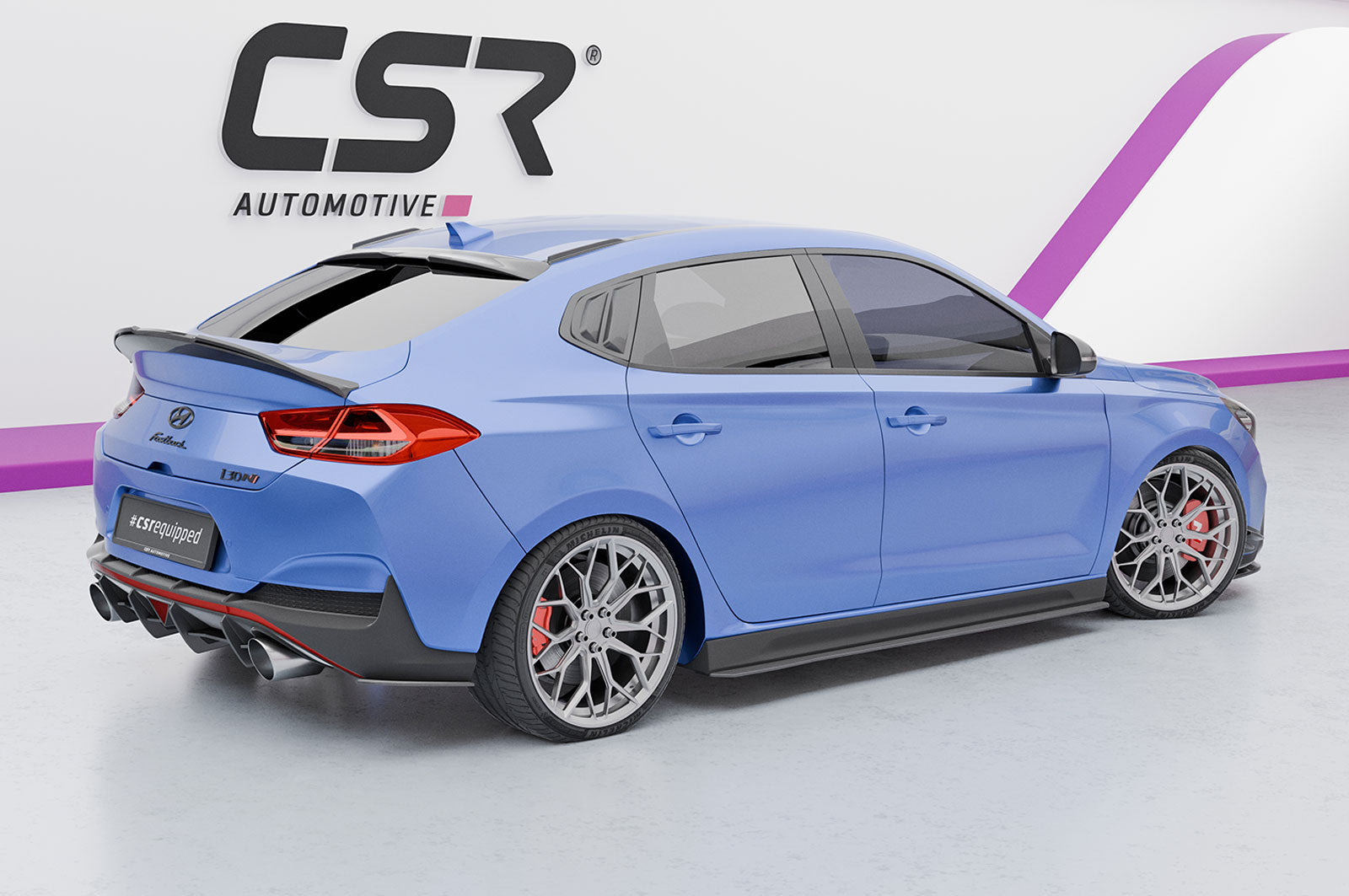 CSR Dachfinnen mit ABE für Hyundai I30 (PD) Fastback DF050