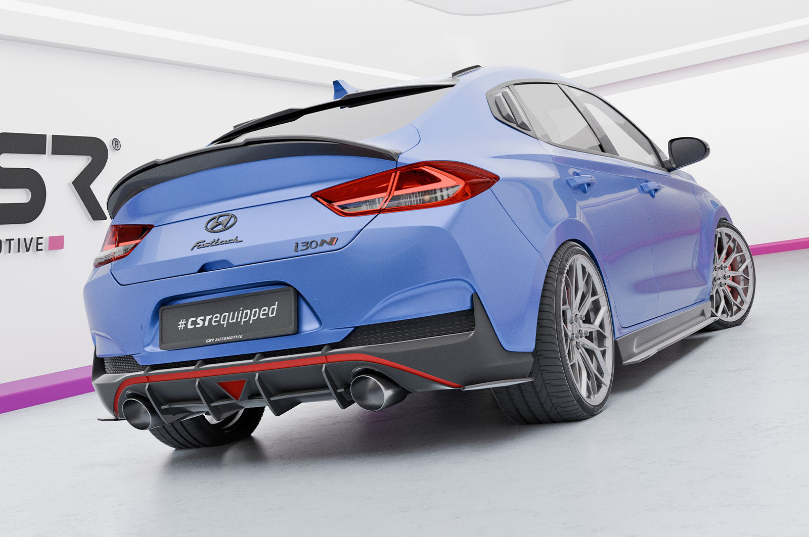 CSR Dachfinnen mit ABE für Hyundai I30 (PD) Fastback DF050