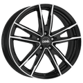 DBV Florida KF dark Alufelge 17 Zoll | Schwarz glänzend, front poliert