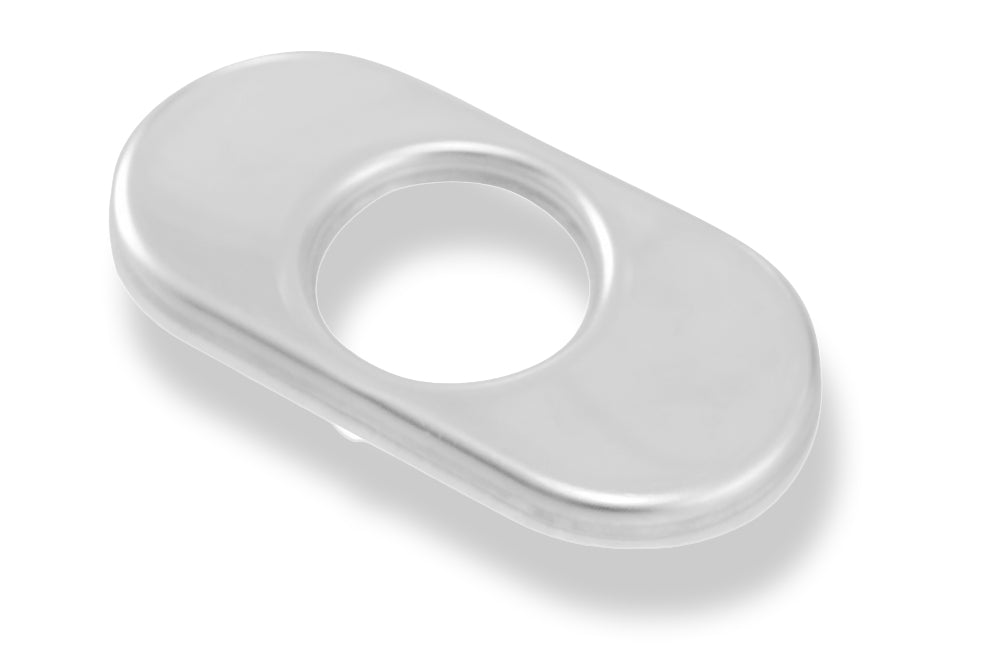 FoxDeckel aufgestellt für Endrohr flachoval 160x80mm - Loch: 55mm