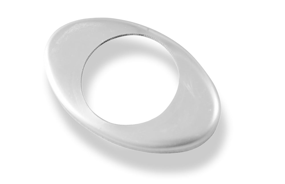 Fox Deckel aufgestellt für Endrohr oval 86x54mm - Loch: 40mm