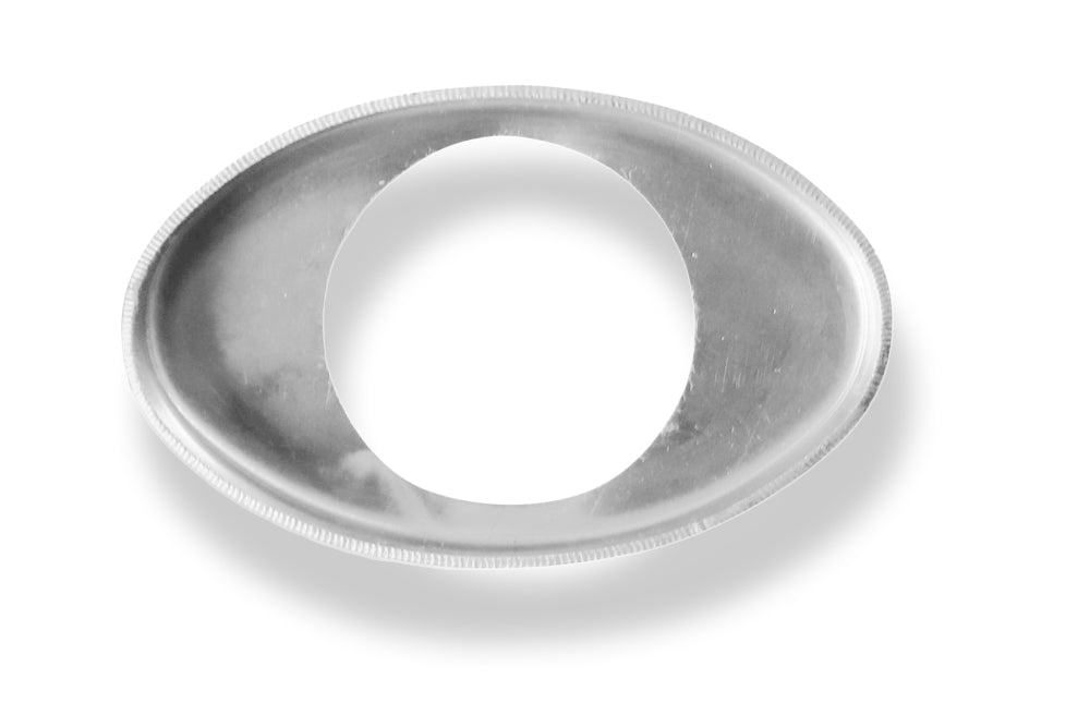 FoxDeckel aufgestellt für Endrohr oval 86x54mm - Loch: 40mm