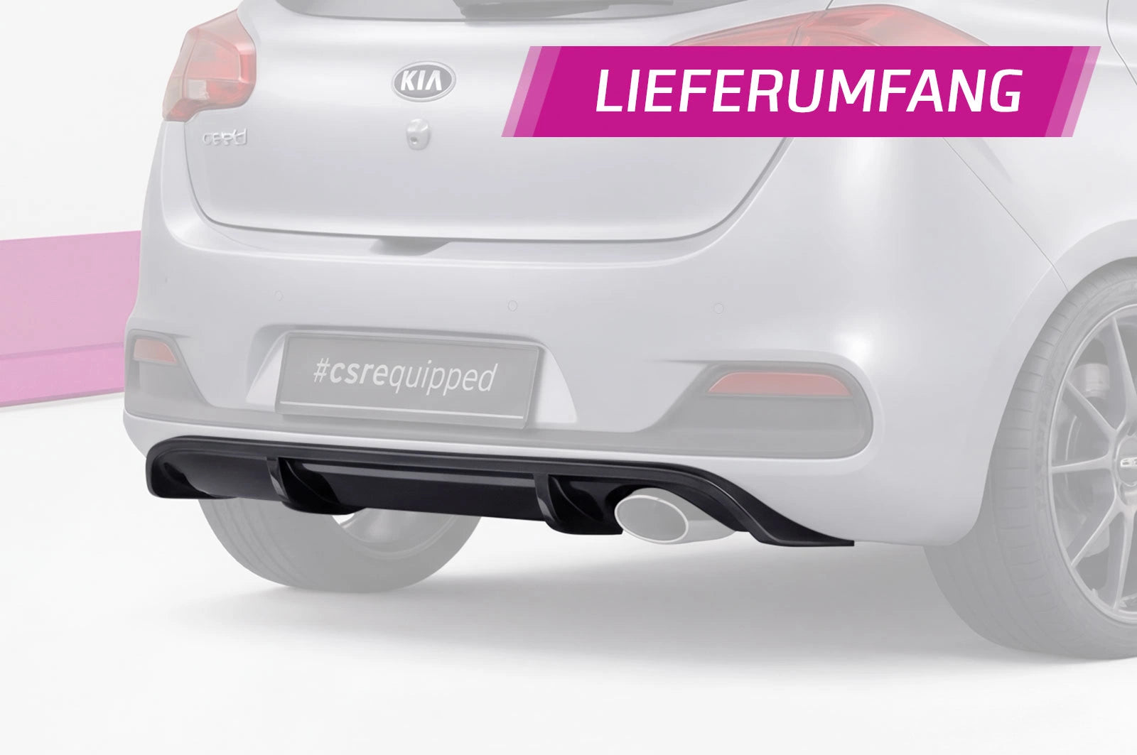 CSR Diffusor | Heckansatz für Kia cee'd (JD) HA141