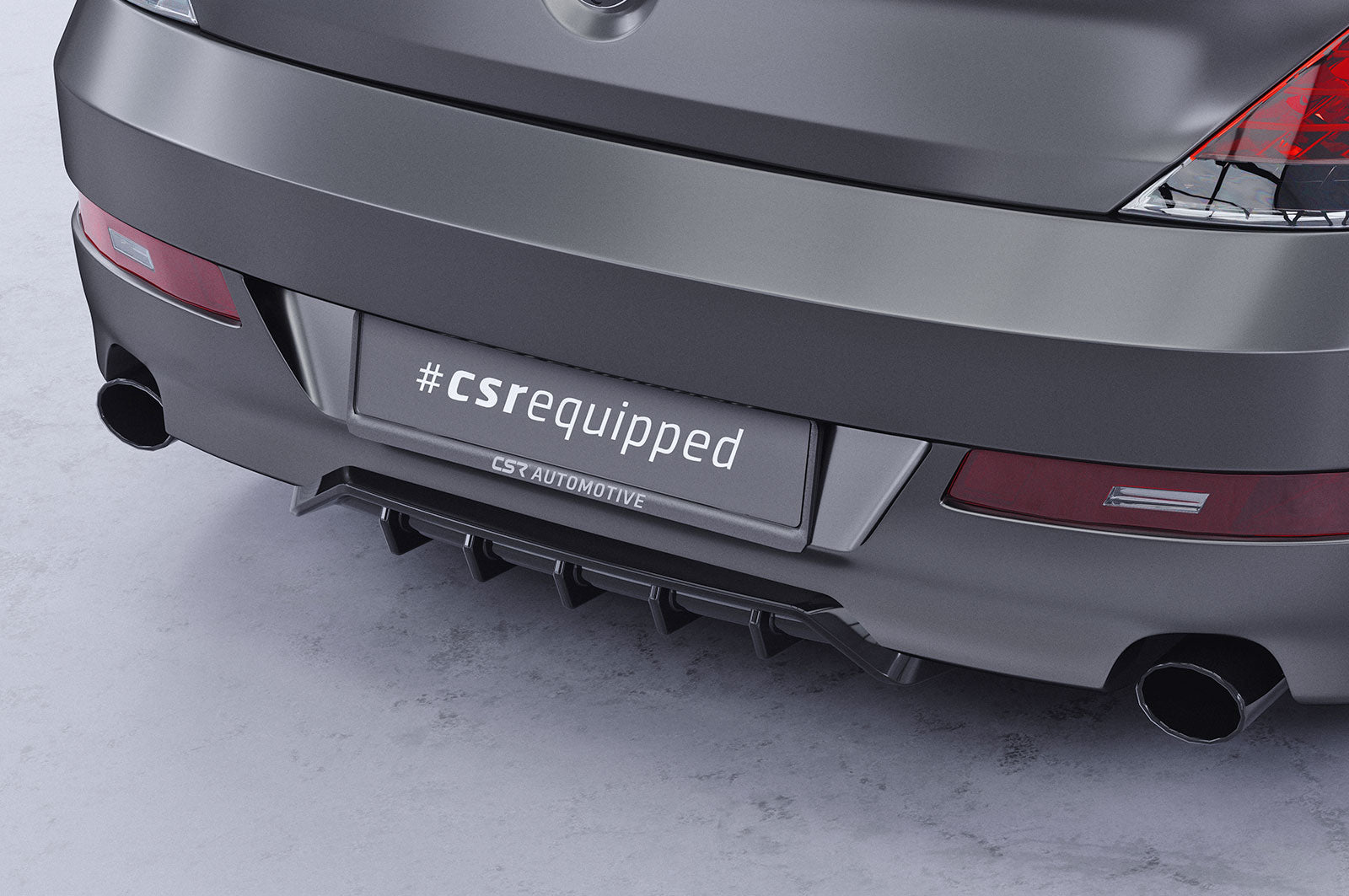 CSR Diffusor | Heckansatz mit ABE für BMW 6er E63 / E64 Coupe und Cabrio HA487