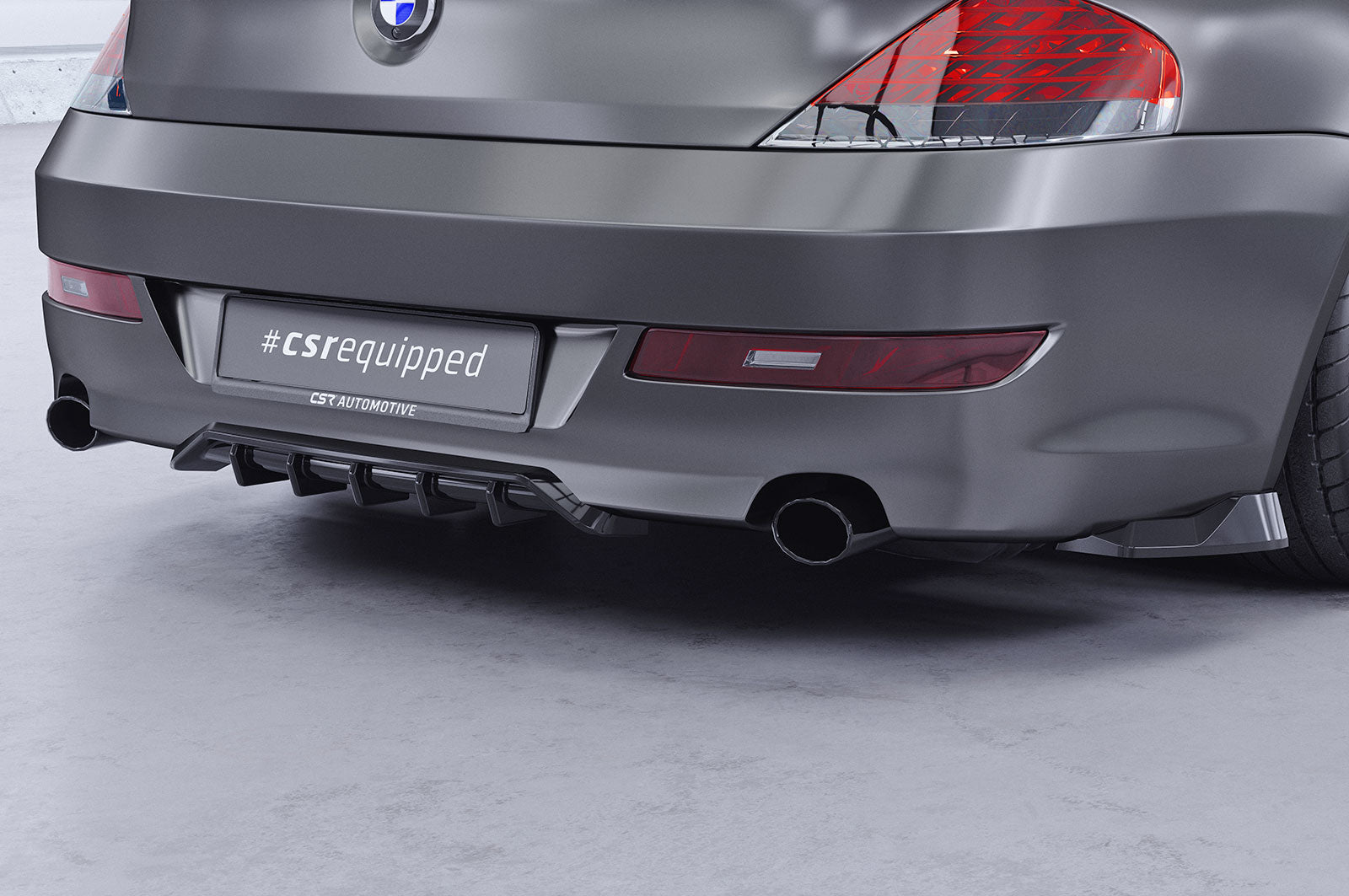 CSR Diffusor | Heckansatz mit ABE für BMW 6er E63 / E64 Coupe und Cabrio HA487