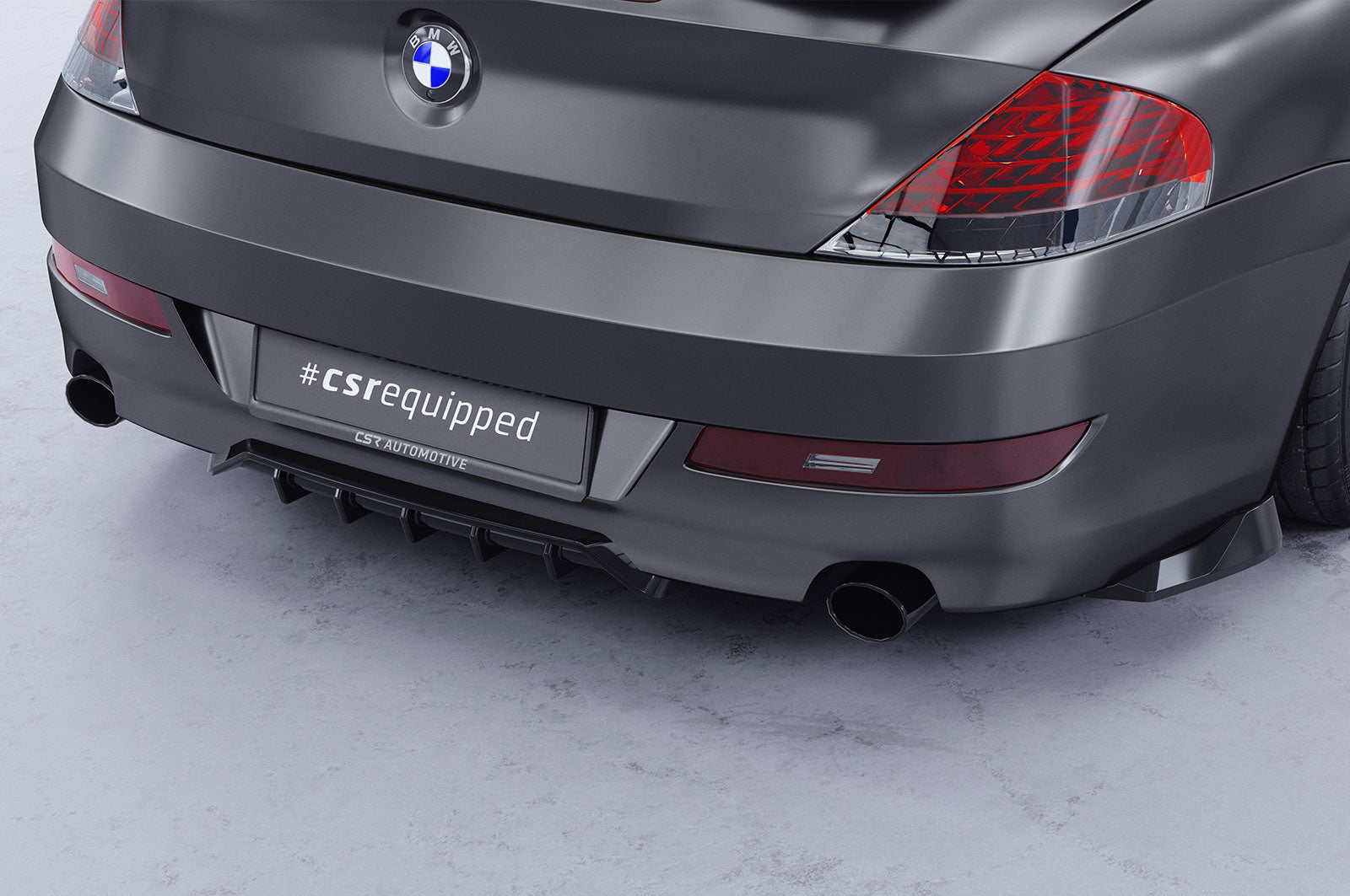 CSR Diffusor | Heckansatz mit ABE für BMW 6er E63 / E64 Coupe und Cabrio HA488