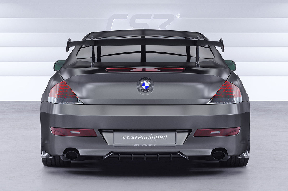 CSR Diffusor | Heckansatz mit ABE für BMW 6er E63 / E64 Coupe und Cabrio HA488