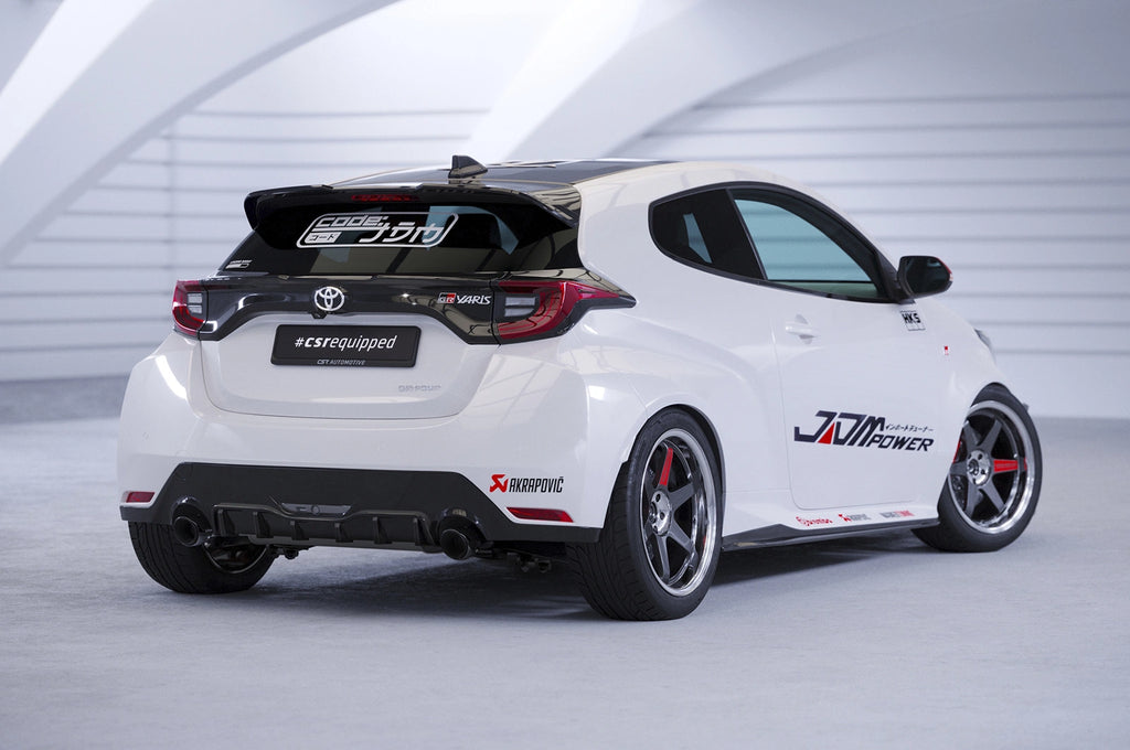 CSR Diffusor | Heckansatz mit ABE für Toyota GR Yaris (XP21) HA277-L Lackierung erforderlich (unlackiert roh)