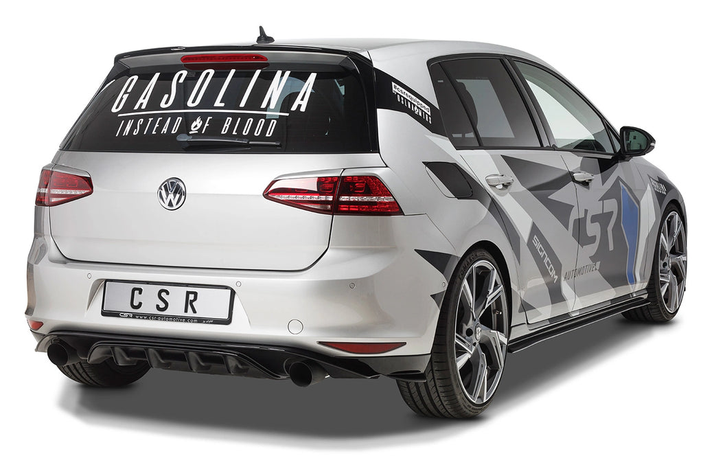 CSR Diffusor | Heckansatz mit ABE für VW Golf 7 Basis HA262