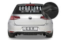 CSR Diffusor | Heckansatz mit ABE für VW Golf 7 Basis HA262-C Carbon Look Hochglanz (keine Lackierung erforderlich)