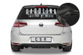 CSR Diffusor | Heckansatz mit ABE für VW Golf 7 Basis HA262-G Glossy schwarz Hochglanz (keine Lackierung erforderlich)
