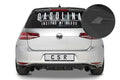 CSR Diffusor | Heckansatz mit ABE für VW Golf 7 Basis HA262-S Strukturiert schwarz matt (keine Lackierung erforderlich)